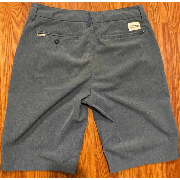 Quiksilver Amphibian Men 28 Blue Hybrid Swim Trunks Beach Board Shorts - Picture 2 of 9